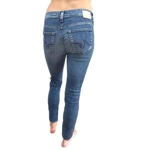 Y2K AG Adriano Goldschmied The Beau Distressed Slouchy Skinny Jeans 25